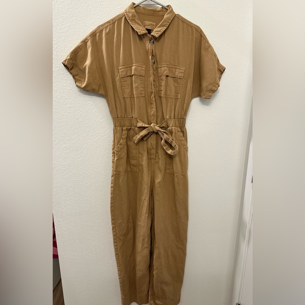 Tan coveralls